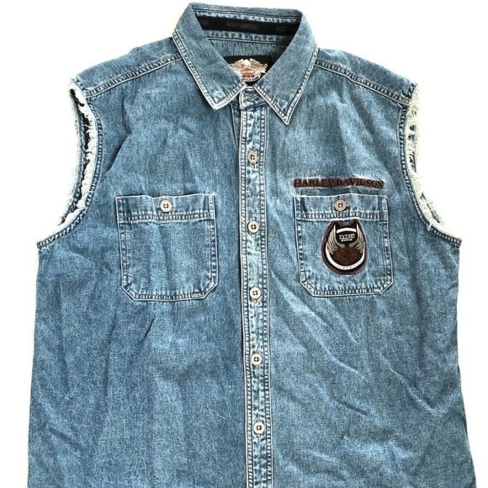 Harley-Davidson Men’s Button Down Shop Top Size XL